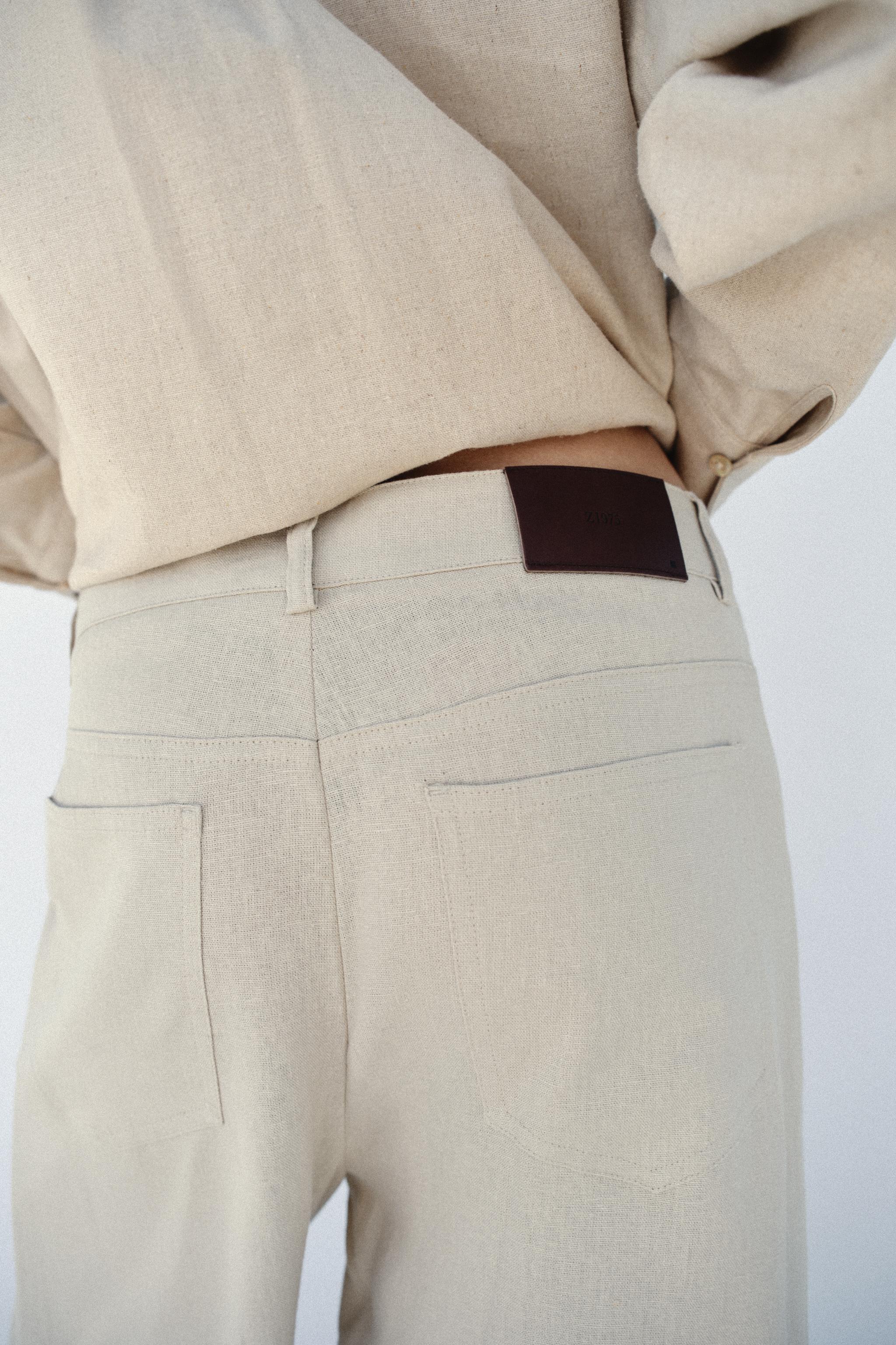 LINEN BALLOON PANTS